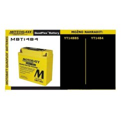 MOTOBATT MBT14B4 12V 13Ah 175A