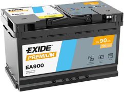 Autobaterie EXIDE Premium 90Ah, 12V, EA900