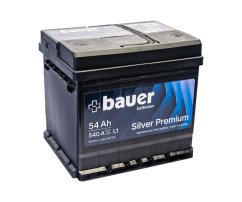 Autobaterie BAUER SILVER Premium 54Ah 12V 540A
