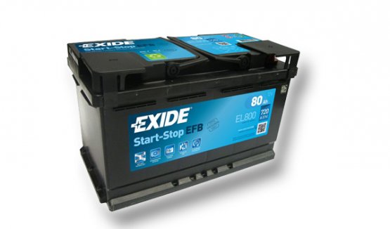 Autobaterie EXIDE START-STOP EFB 80Ah, 12V, EL800