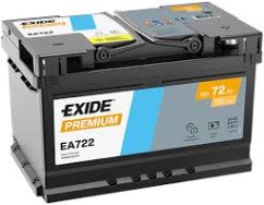 Autobaterie EXIDE Premium 72Ah, 12V, EA722