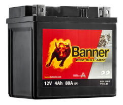 Motobaterie Banner Bike Bull AGM YTX5L-BS, 4Ah, 12V