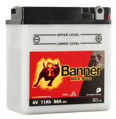 Motobaterie Banner Bike Bull 6N11A-1B, 11Ah, 6V