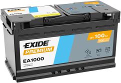 Autobaterie EXIDE Premium 100Ah, 12V, EA1000