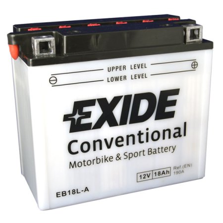 Motobaterie EXIDE Bike Conventional 18Ah, 12V, YB18L-A