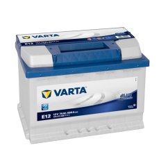 Autobaterie VARTA Blue Dynamic 74Ah, 12V, E12, 574013